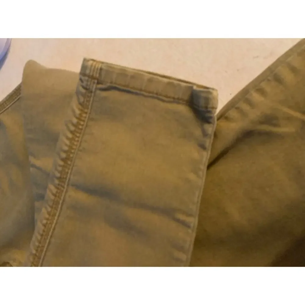 Free people woman's size 28 green skinny jeans ankle basic fall
